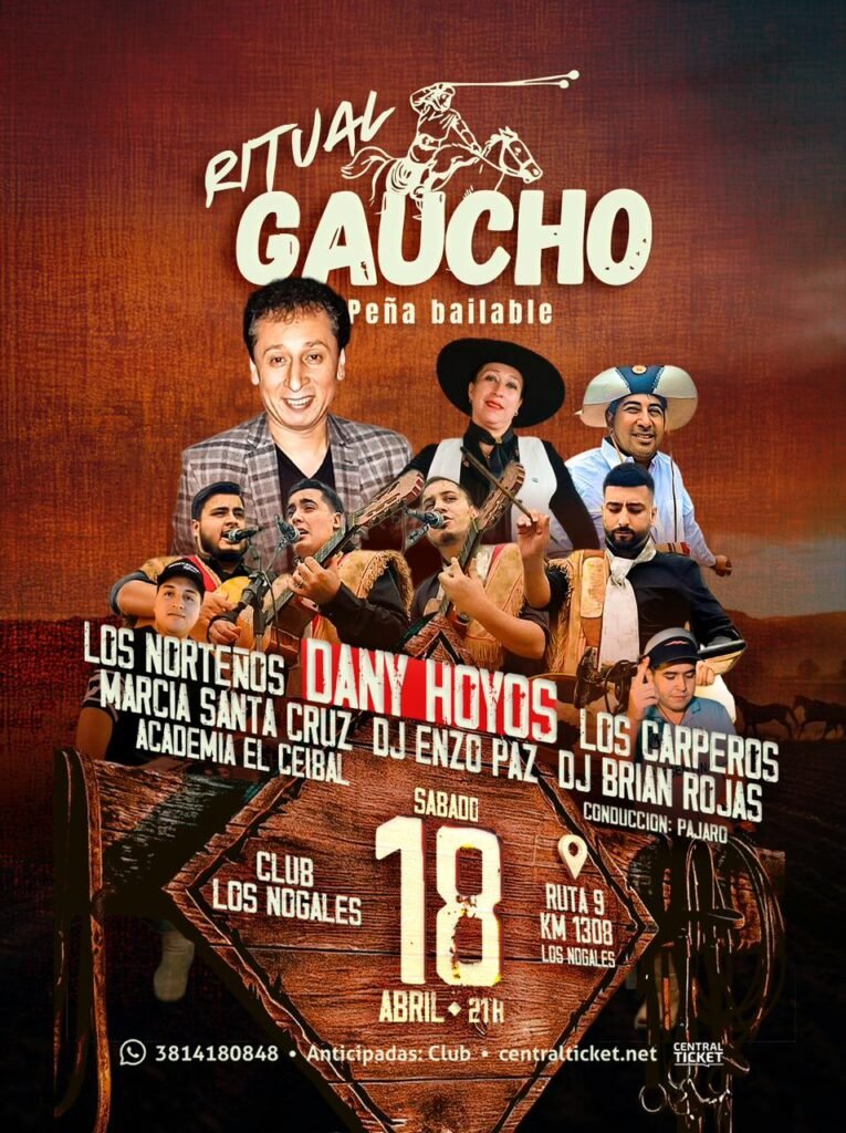 Se viene una peña bien gaucha