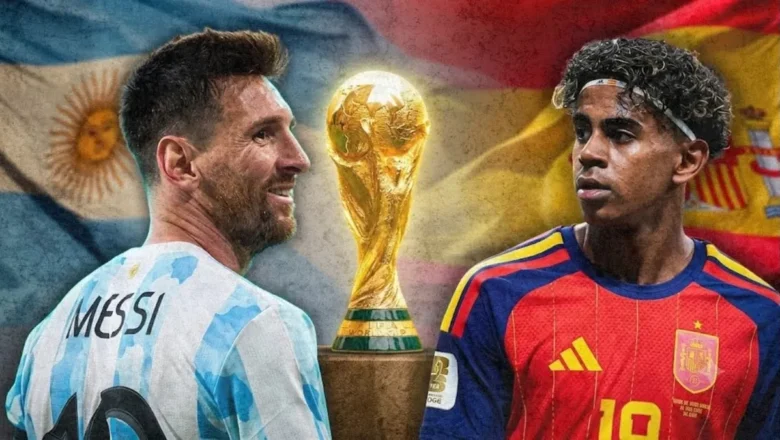 La Selección Argentina se enfrenta a España buscando el bicampeonato
