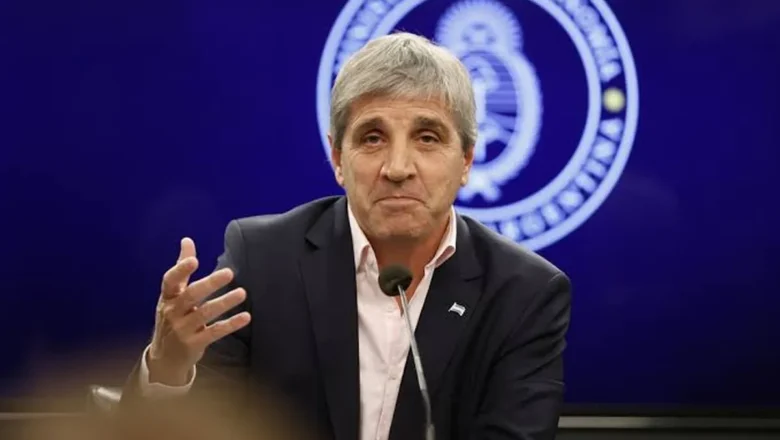 Caputo brindará una conferencia de prensa anunciando medidas económicas