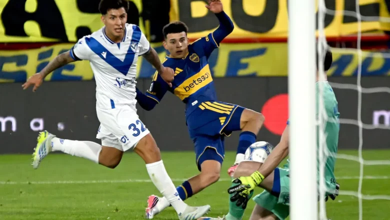 Boca empató 1-1 con Vélez y no pudo acercarse al líder de la Zona A