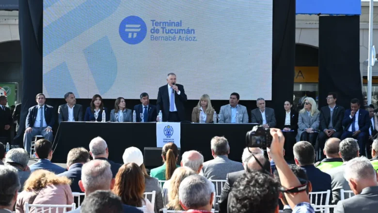 Terminal: Jaldo inauguró el inicio de las obras de modernización